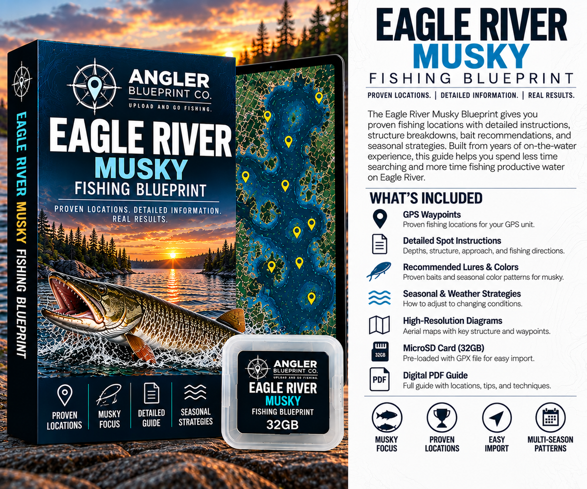 Eagle River Wisconsin Blue Print